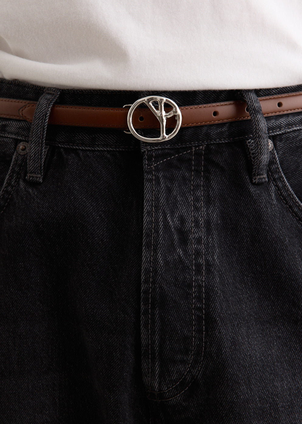 Needles - Peace Buckle Narrow Belt - Belt,Specials : American Fashion Style Bags On Sale Needles - Peace Buckle Narrow Belt - Belt,Specials : American Fashion Style Bags On Sale
