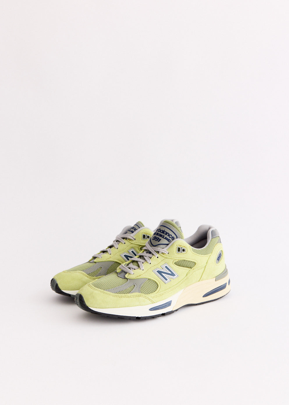 MADE in UK 991v2 'Lime' Sneakers