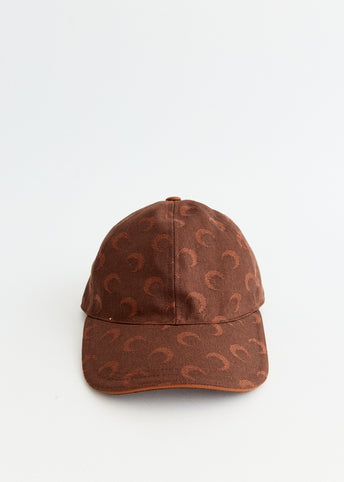 Moon Jacquard Twill Baseball Cap
