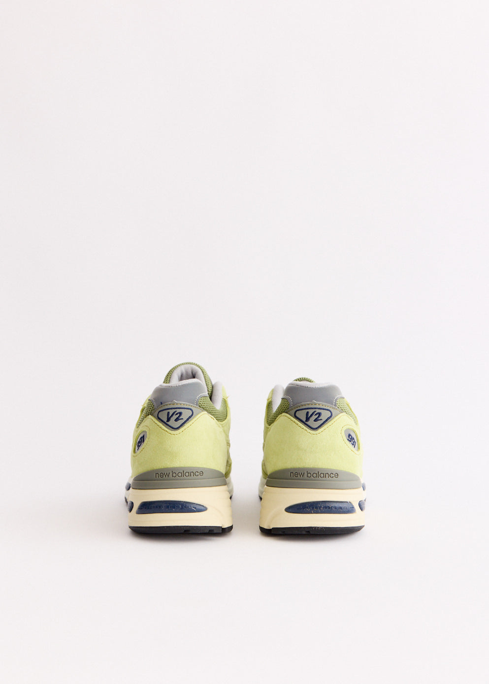 MADE in UK 991v2 'Lime' Sneakers