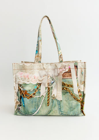 Logo Shoulder Tote Bag