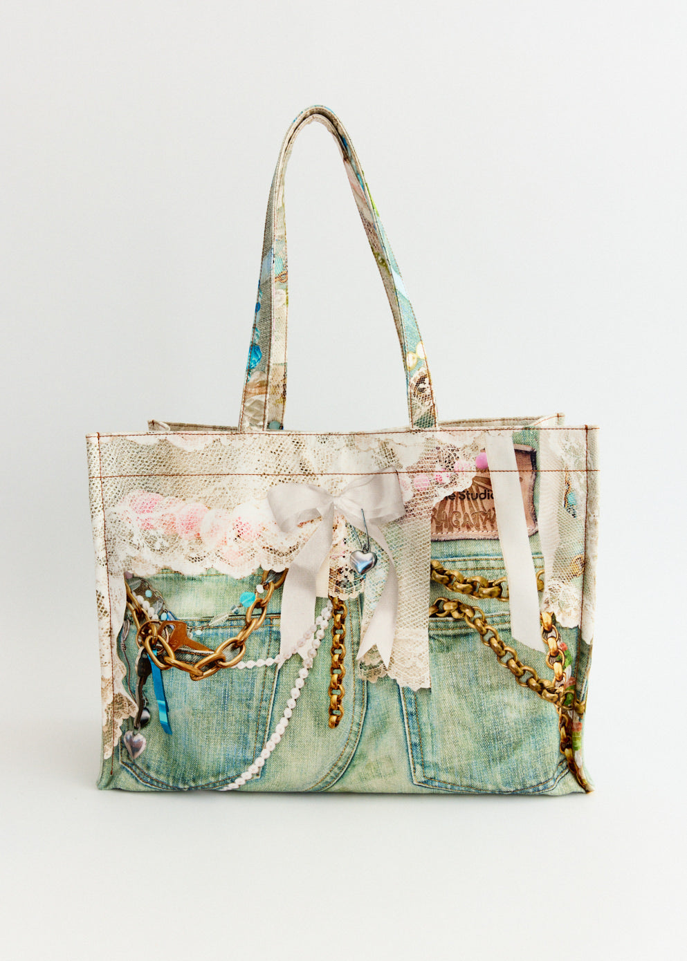 Logo Shoulder Tote Bag