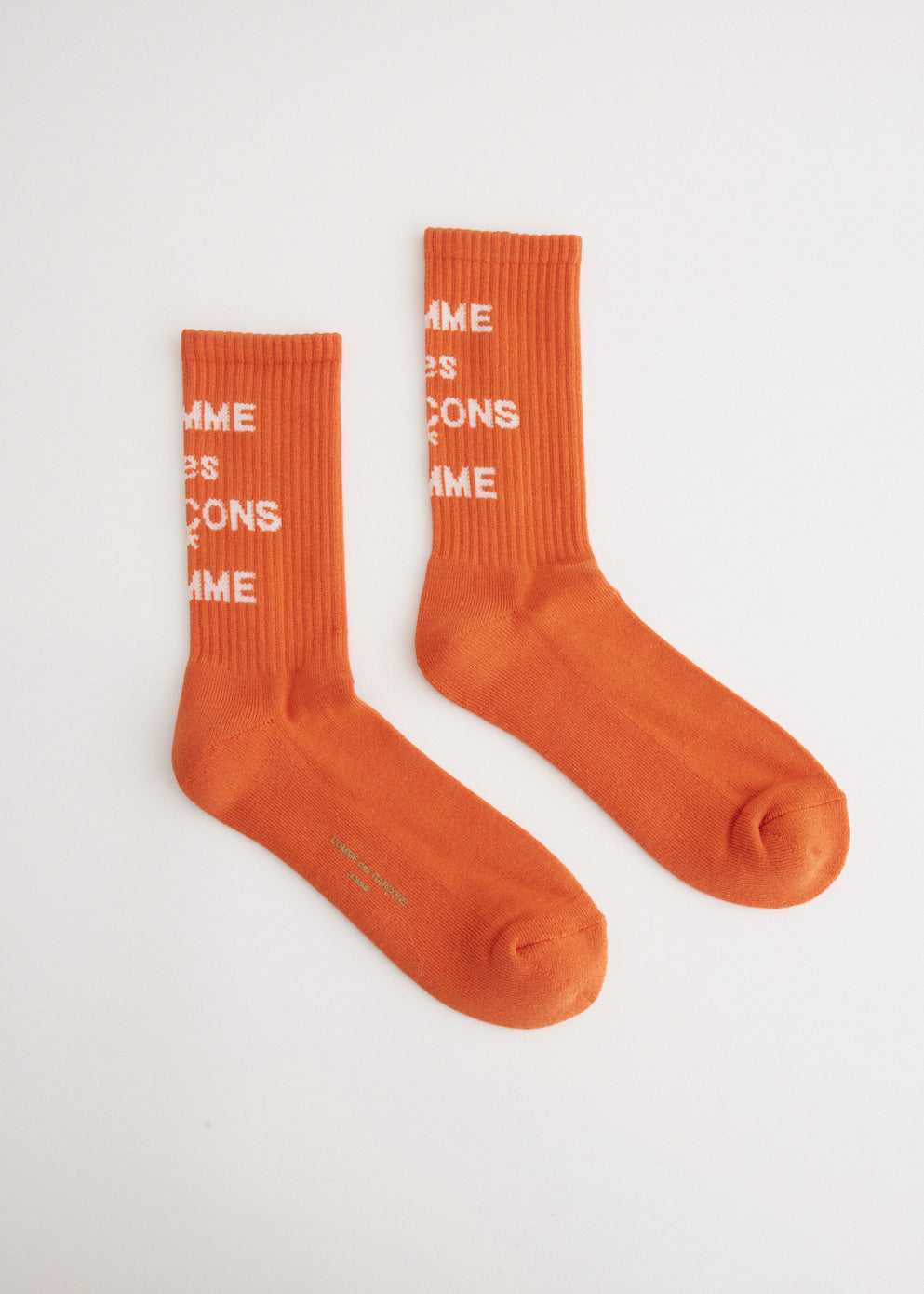 Cotton Pile Logo Socks