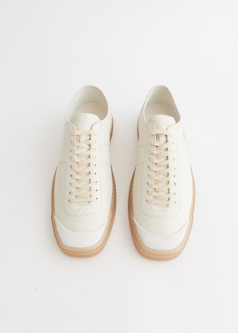 Linoleum Basic Laced Up Trainers