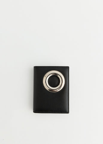 Silver Eyelet Bifold Wallet