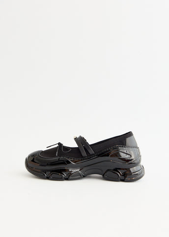Mesh Tracker Ballerinas With Embellishments