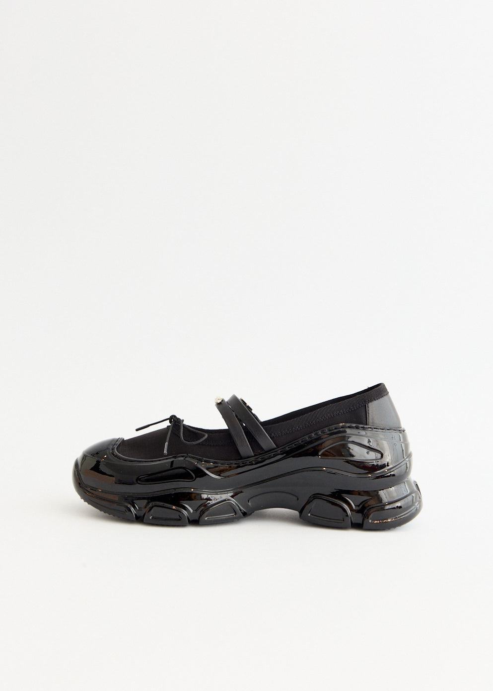 Mesh Tracker Ballerinas With Embellishments