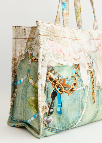 Logo Shoulder Tote Bag