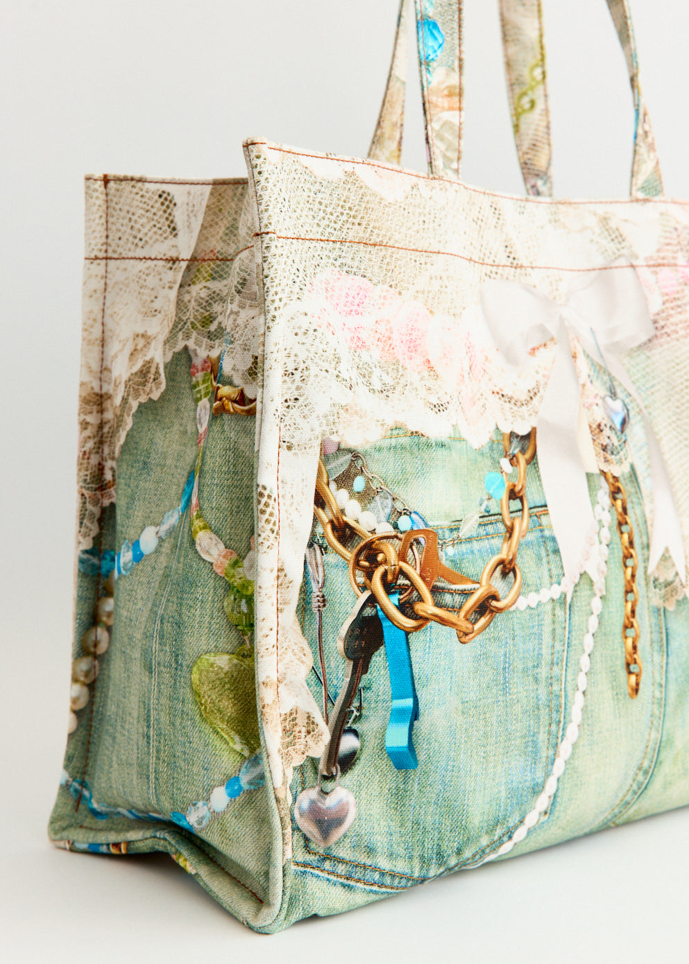 Logo Shoulder Tote Bag