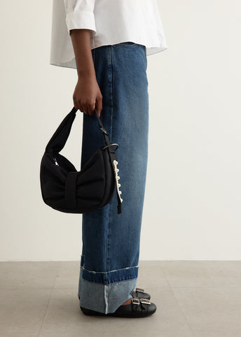 Mini Sling Bow Bag With Embellishment
