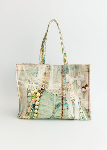 Logo Shoulder Tote Bag