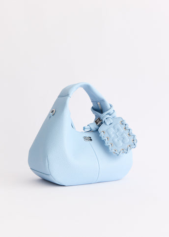 Grained Mini Hobo Bag