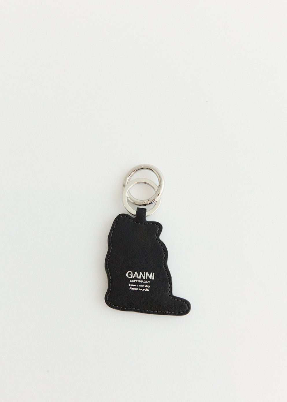 Blue Kitty Keyring