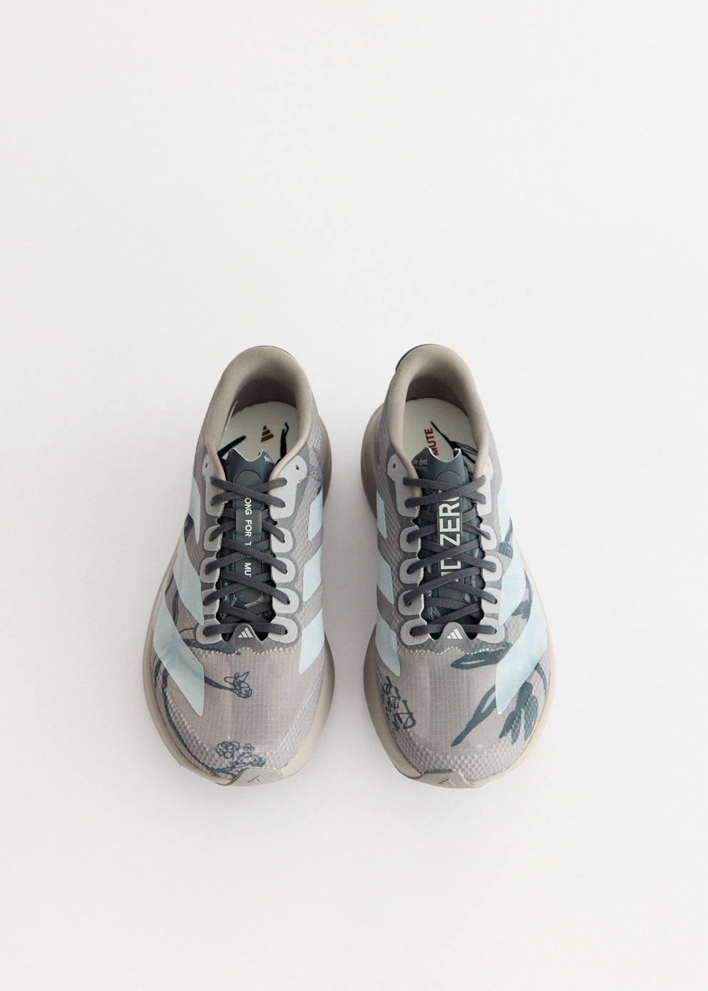 x Song for the Mute Run Adizero Evo SL 'Clear Granite' Sneakers