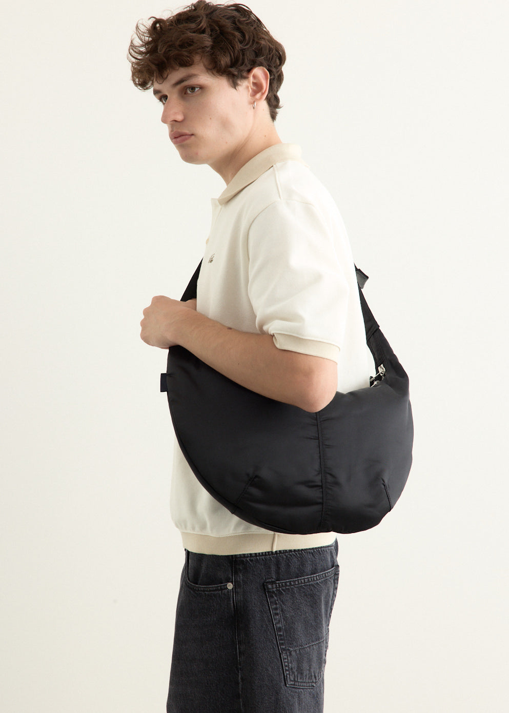 Cotton Nylon Shoulder Bag