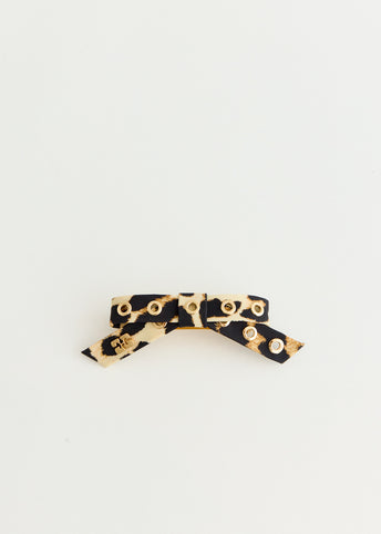 Eyelet Bow Barrette
