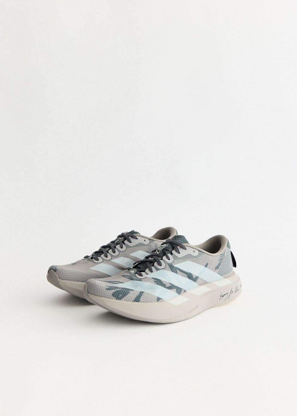 x Song for the Mute Run Adizero Evo SL 'Clear Granite' Sneakers