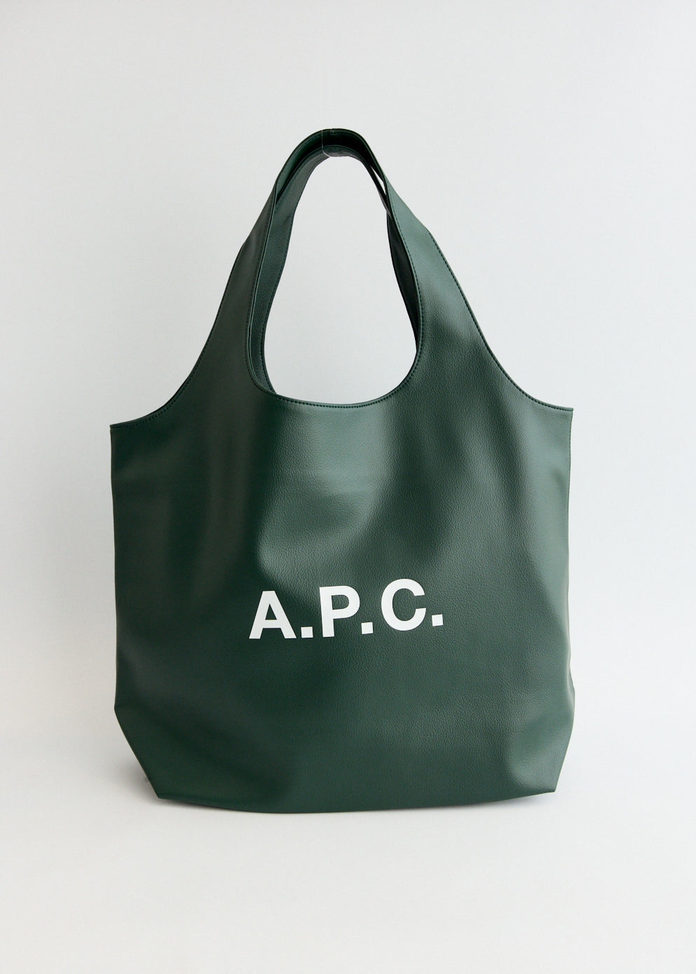 【関税込み】Ninon Shopper Bag - A.P.C. - Synthetic - Green A.P.C.: Green Ninon Tote | SSENSE