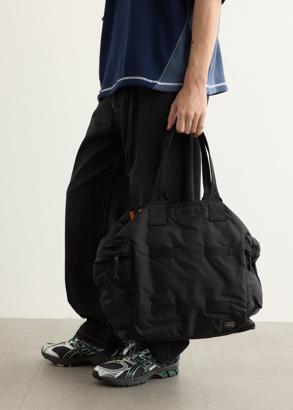 【SOLD OUT！入手困難】PORTER FORCE トート 黒× 橙 SOLD OUT！入手困難】PORTER FORCE トート 黒× 橙 SOLD OUT！入手困難