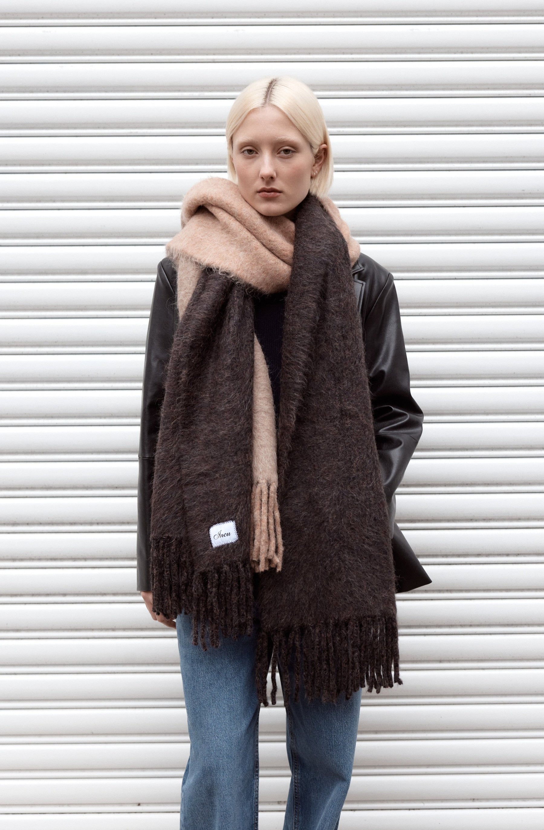 Melange Alpaca Scarf