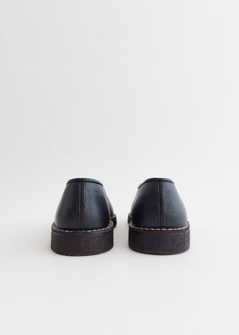 Piped Crepe Slippers