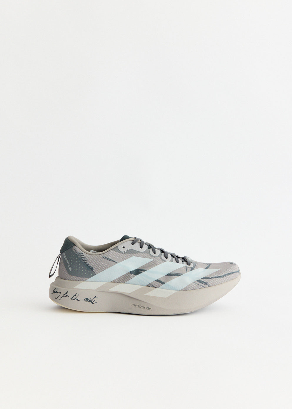 x Song for the Mute Run Adizero Evo SL 'Clear Granite' Sneakers