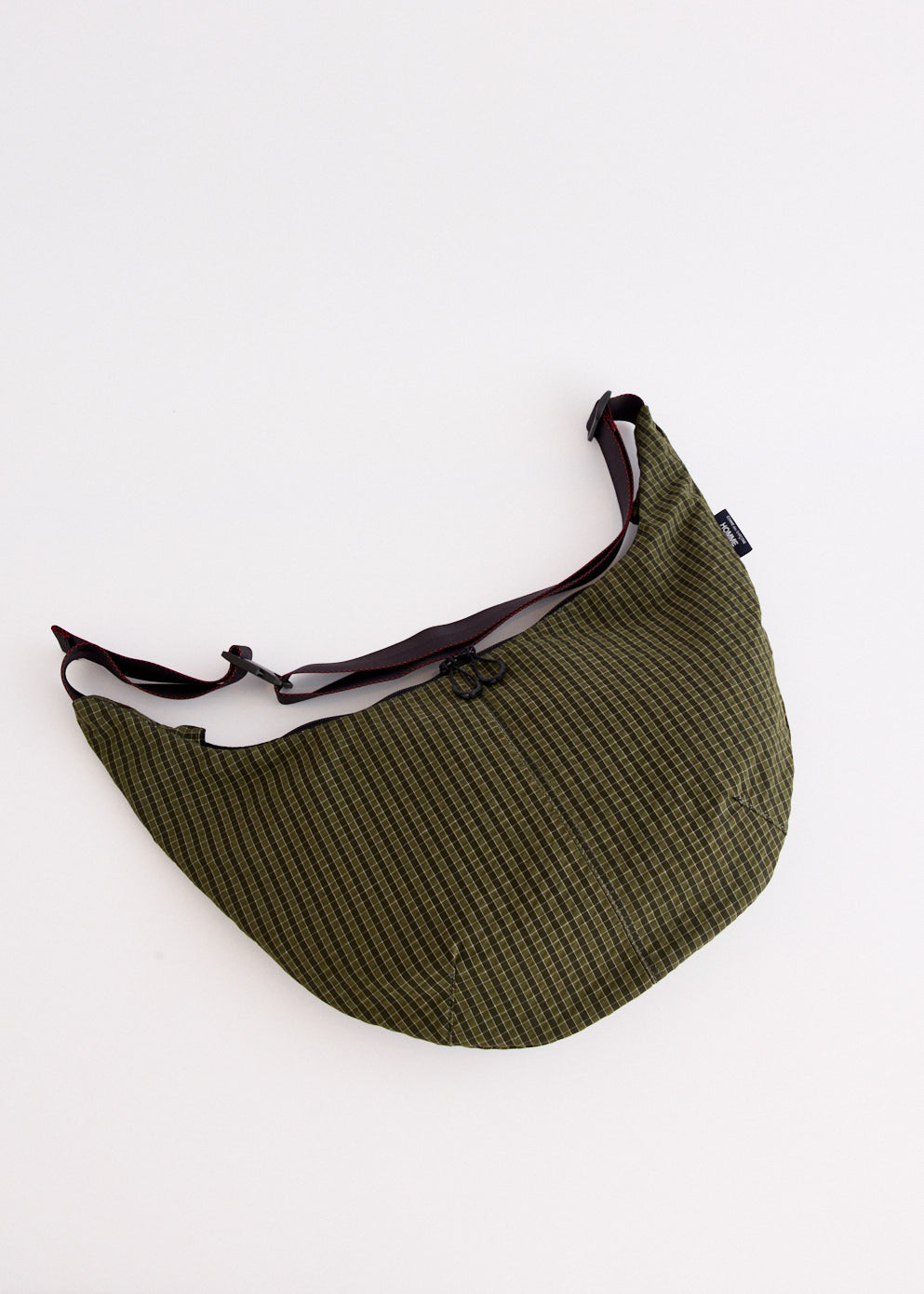Polyester Grid Check Bag