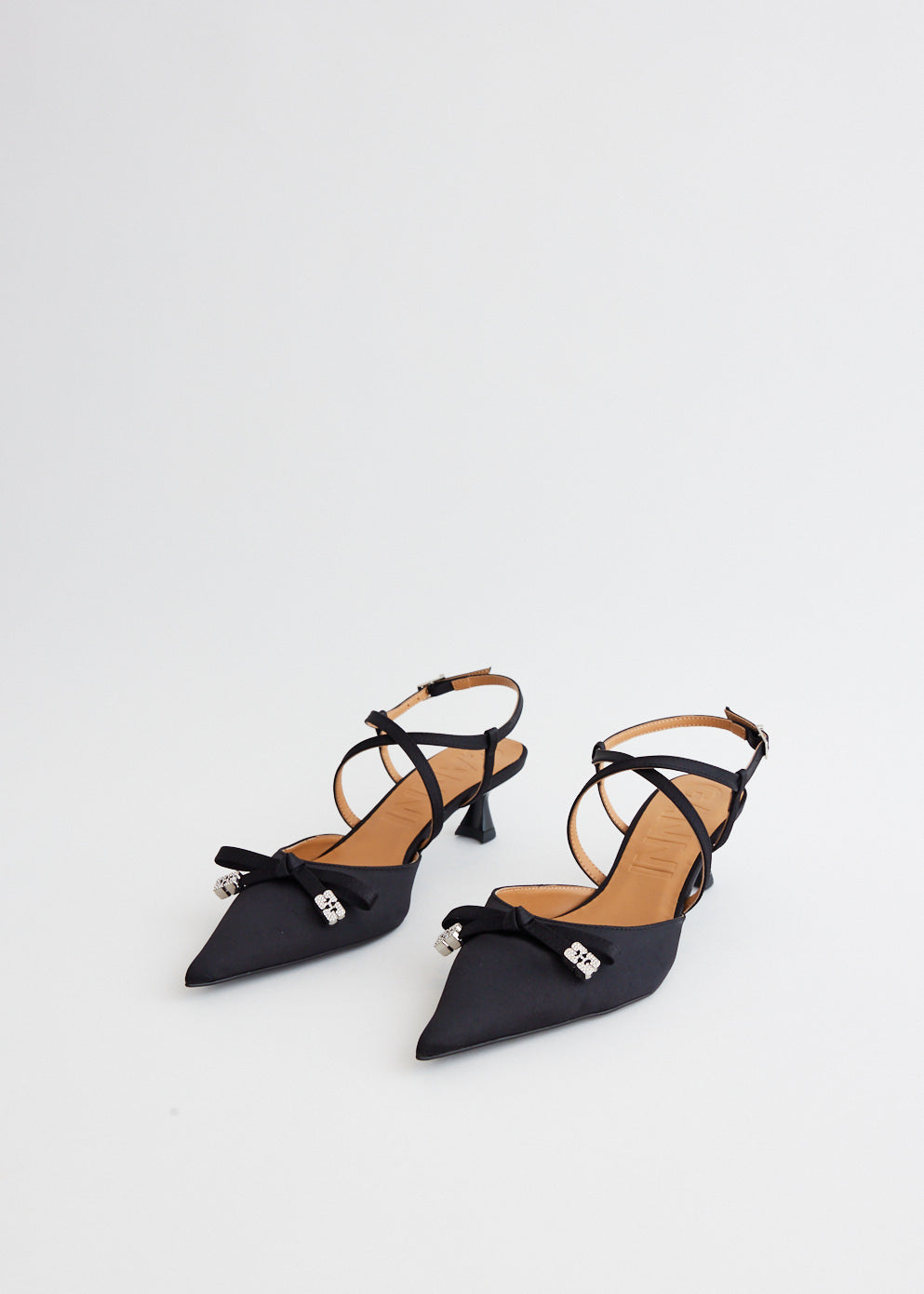 Butterfly Kitten Heel Bow Pumps