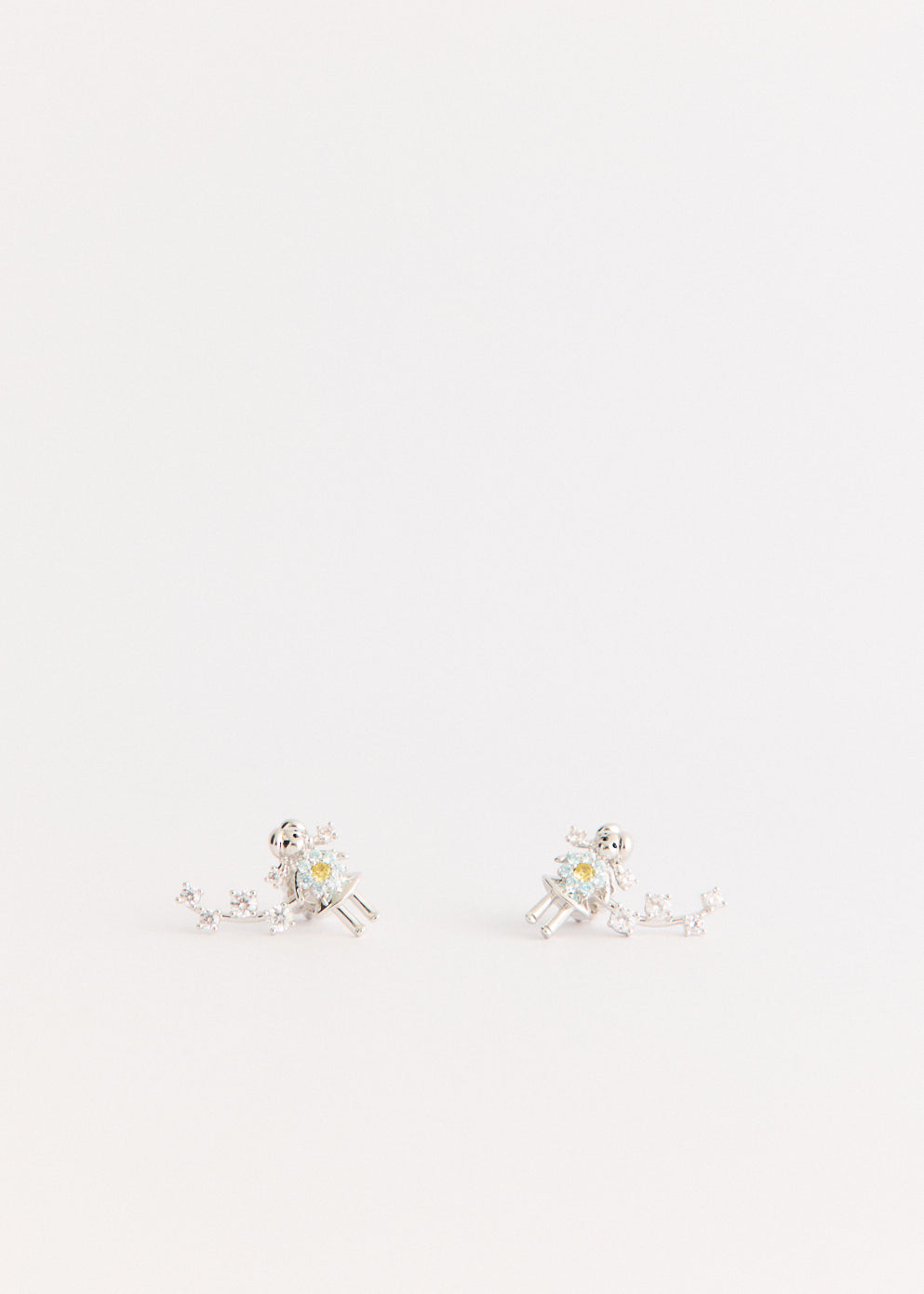 Mini Girl Flower Earrings