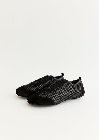 Lattice Weave Ballet Sneaker