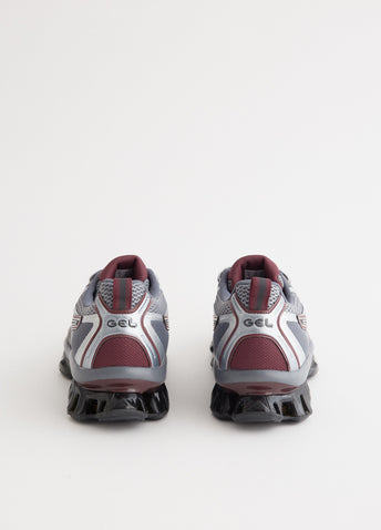 GEL-Quantum Kinetic 'Burgundy Silver' Sneakers