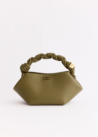 Grained Mini Hobo Bag