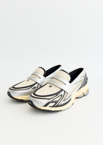 1906L 'Silver Metallic Cream' Loafers