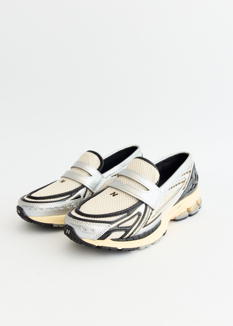 1906L 'Silver Metallic Cream' Loafers
