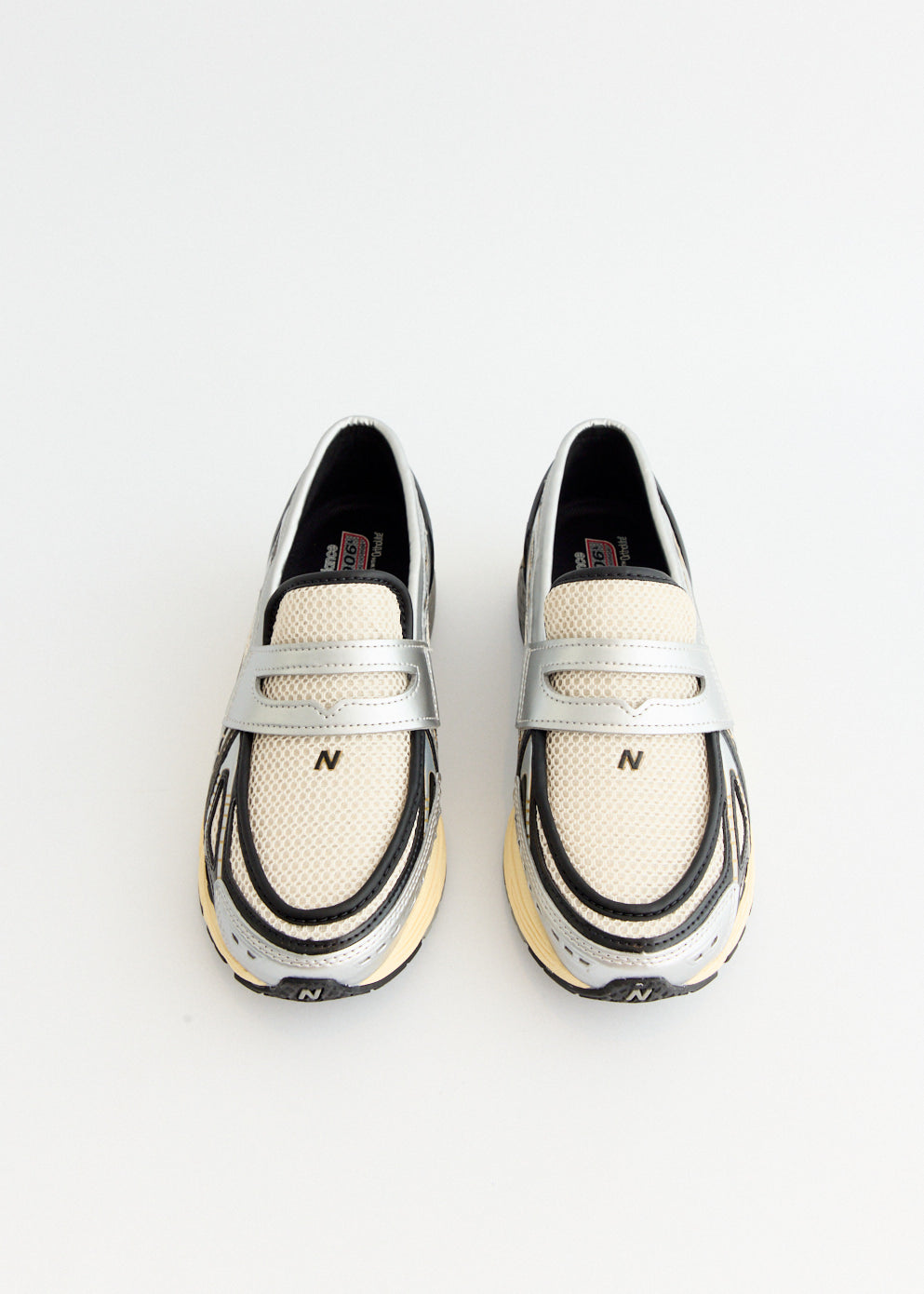 1906L 'Silver Metallic Cream' Loafers