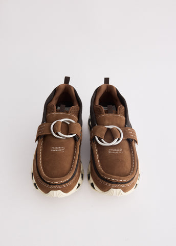 Wave Prophecy Ring Moc x Setsumasa Kobayashi 'Brown' Sneaker