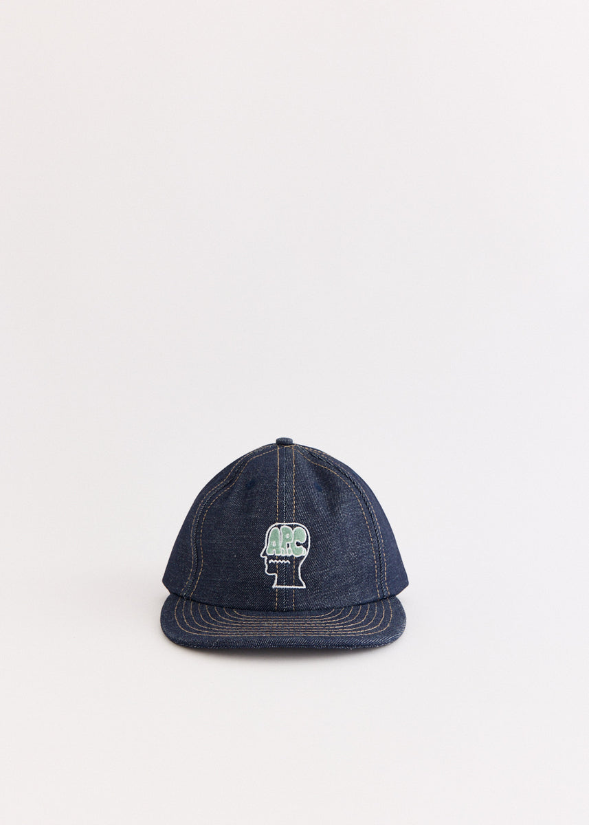 x Brain Dead Denim 6 Panel Hat
