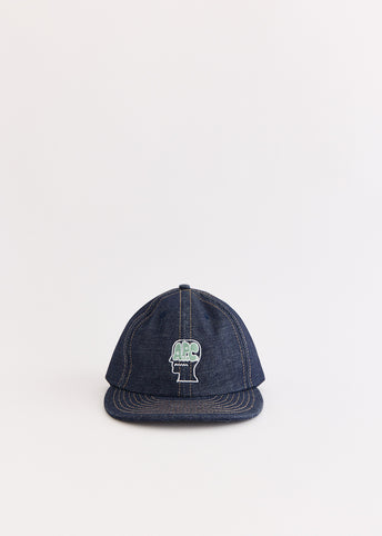 x Brain Dead Denim 6 Panel Hat