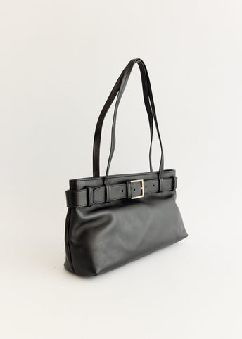 Belt Detail Baguette Bag