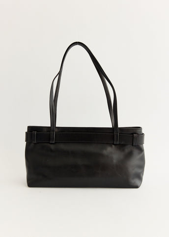 Belt Detail Baguette Bag