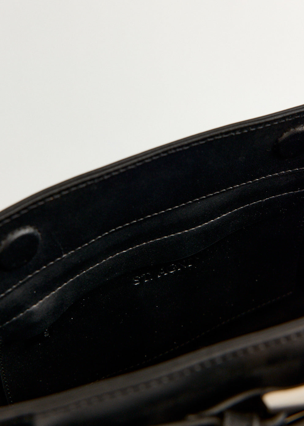 Belt Detail Baguette Bag