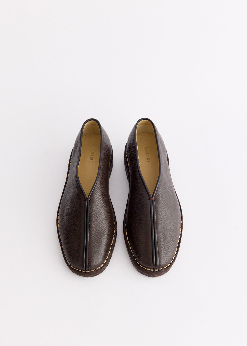 Piped Crepe Slippers