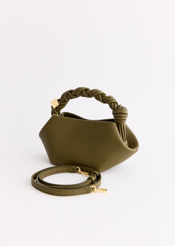 Grained Mini Hobo Bag
