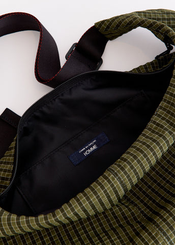 Polyester Grid Check Bag