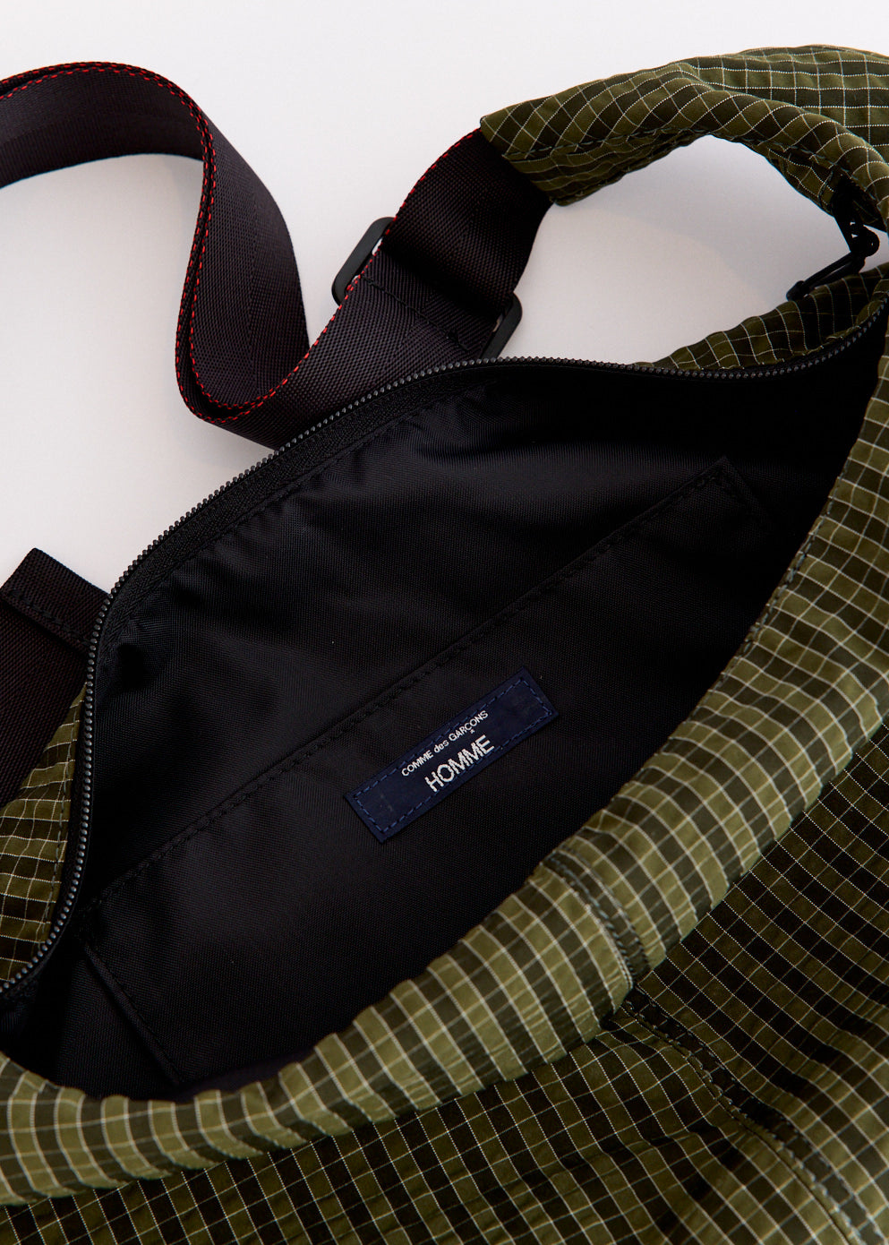 Polyester Grid Check Bag