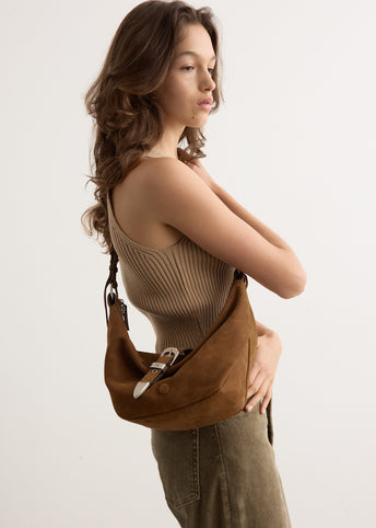 Belted Hobo Medium Bag