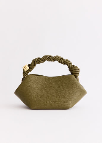 Grained Mini Hobo Bag