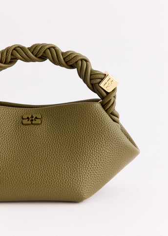 Grained Mini Hobo Bag