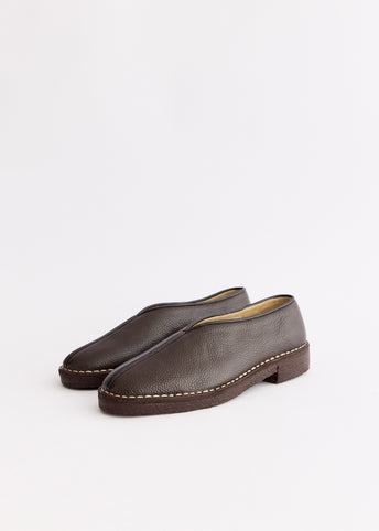 Piped Crepe Slippers