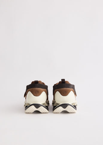 Wave Prophecy Ring Moc x Setsumasa Kobayashi 'Brown' Sneaker
